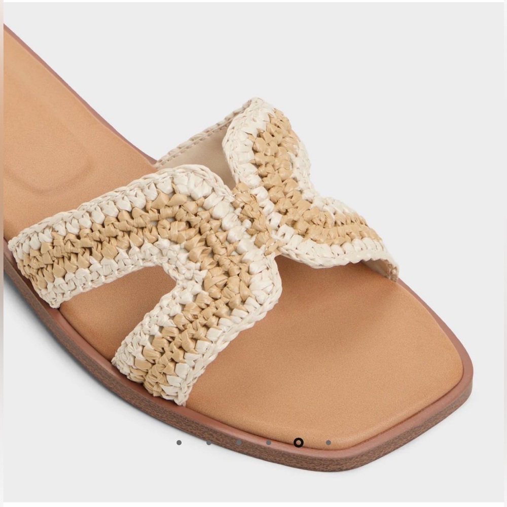 ALDO Beige Itsandal Woven Sandal